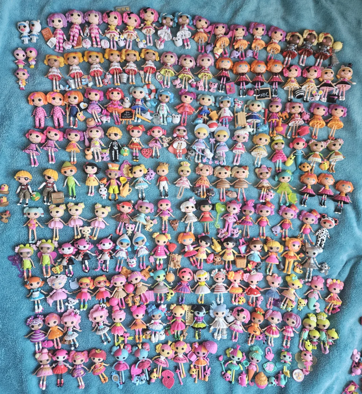 Huge Mini & Littles Lalaloopsy Lot – 100+ Vintage MGA Dolls – Rare Collection – Complete Set for Collectors