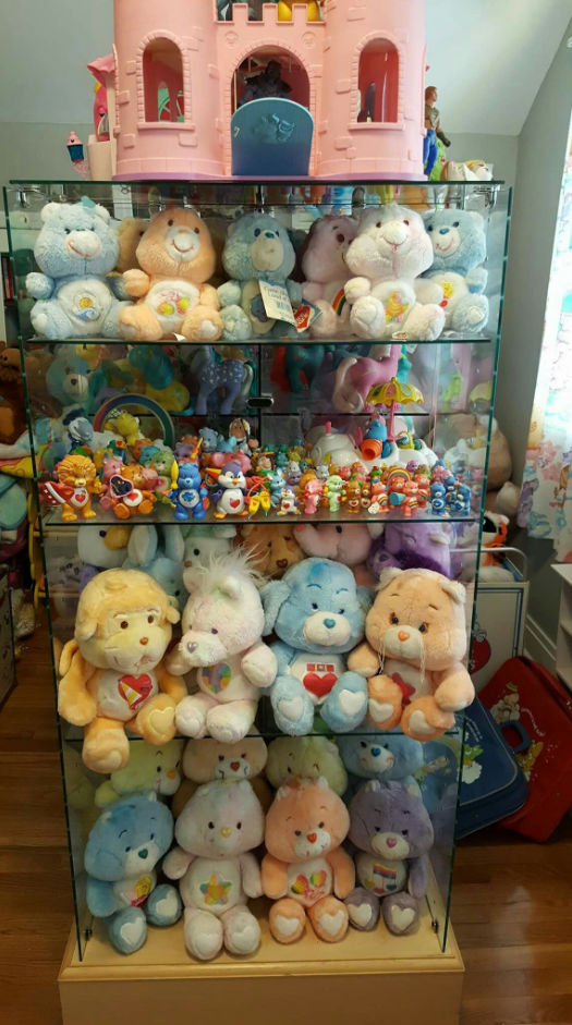 Rare Full Set of 16 Vintage 1983 Kenner Care Bears & Cousins – Posable Plush & Figures – Excellent Condition