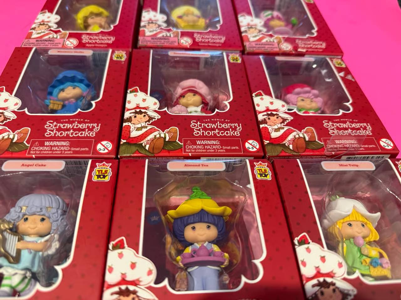 New Strawberry Shortcake Cheebees Lot (18) – NIB + Rare Chase Figures
