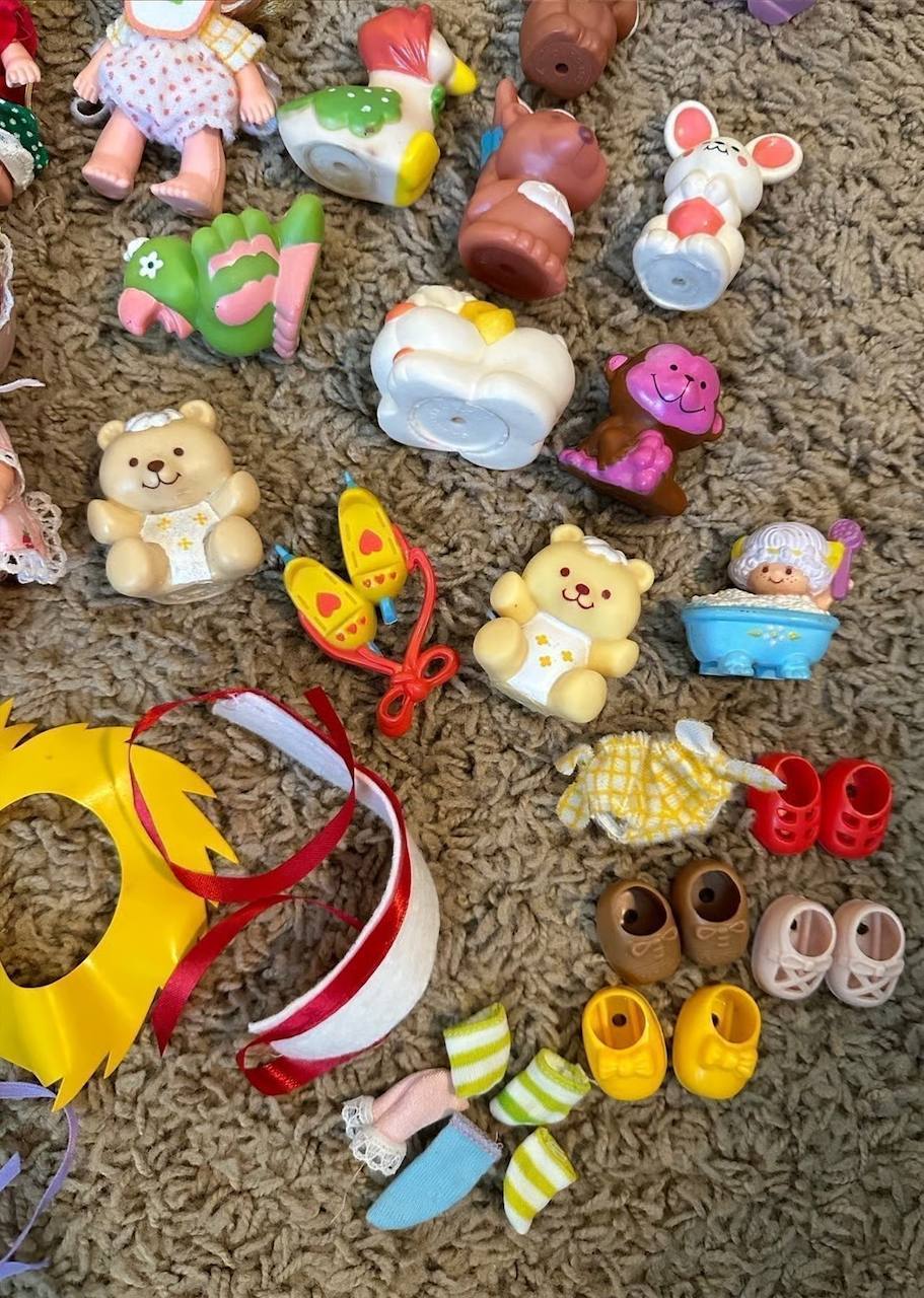 Vintage Strawberry Shortcake Deluxe Carry Cases – 1980s with Characters, Pets & Accessories